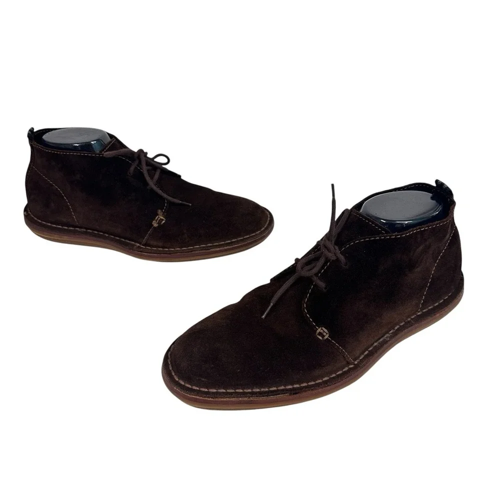 Cole Haan x Todd Snyder Lewis Chukka Boots‎ Mens 7.5 M Brown Suede Ankle Lace Up
